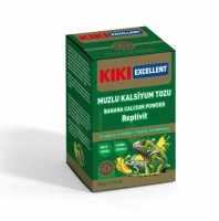Kiki Excellent Sürüngen ve Amfibiler İçin Muzlu Kalsiyum Tozu 50 gr