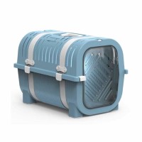 Innocozy Turkuaz Beyaz Kedi Köpek Taşıma Çantası 33x51x36cm