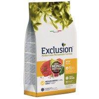 Exclusion Mediterraneo Monoprotein Noble Grain 3 Kg Düşük Tahıllı Sığır Etli Orta Irk Yetişkin Köpek Maması