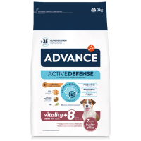 Advance Vitality Senior Mini +8 Tavuklu 3 Kg Küçük Irk Yaşlı Köpek Maması