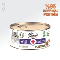 Felicia Somonlu Ezme Kısırlaştırılmış Kedi Konserve Maması 85 Gr