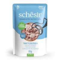 Schesir Jelly Ton Balıklı ve Levrekli Pouch Kedi Konservesi 85 Gr