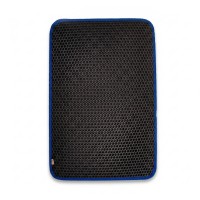 Cattie Altıgen Model Kum Toplayıcı Fonksiyonel Kedi Paspası Mavi 50X75Cm