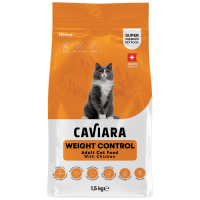 Caviara Kilo Kontrol Tavuklu 1,5 Kg Yetişkin Kedi Maması