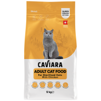 Caviara Tavuklu Kısırlaştırılmış 12 Kg Yetişkin Kedi Maması