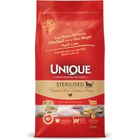 Unique Sterilised Tavuklu ve Pirinçli 1,5 Kg Kısırlaştırılmış Yetişkin Kedi Maması