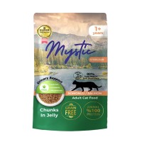 Mystic Kıyılmış Kısırlaştırılmış Kedi Konservesi Somonlu 85 gr