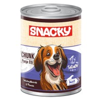 Snacky Chunk Gravy Soslu Somonlu Yetişkin Köpek Konservesi 400 Gr