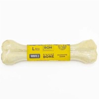 Delibon Köpekler İçin Deri Pres Kemik Beyaz 22 Cm