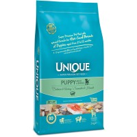 Unique Düşük Tahıllı Küçük ve Mini Irk Somonlu ve Hamsili  Yavru Köpek Maması 3 Kg