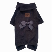 Alphadog Soft Siyah Köpek Pijaması 2 Beden - [Small] (4-6 KG)