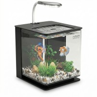 Nubios Nano Easy Tank Ledli Siyah 4.5 lt