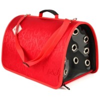 Pet Pretty Flybag Kedi ve Köpek Taşıma Çantası Kırmızı 25x40x35cm