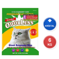 Freshy 4 Aylık Ekstra Regular E Kokusuz 6 KG Silika Kristal Kedi Kumu