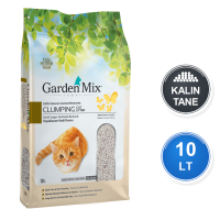 Garden Mix Bebek Pudrası Kokulu 10 LT Kalın Taneli Topaklanan Bentonit Kedi Kumu