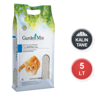 Garden Mix Kokusuz 5 LT Kalın Taneli Topaklanan Bentonit Kedi Kumu