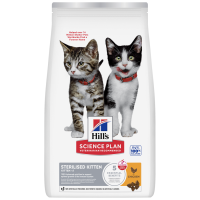 Hill's Science Plan Sterilised Kitten 1,5 Kg Tavuklu Kısırlaştırılmış Yavru Kedi Maması