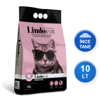 Lindocat Prestige Bebek Pudrası Kokulu 10 LT İnce Taneli Topaklanan Bentonit Kedi Kumu