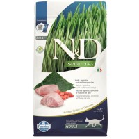 N&D Spirulina Tahılsız Kuzulu, Spirulinalı ve Kurt Üzümlü 1,5 Kg Yetişkin Kedi Maması