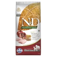 N&D Ancestral Grain Light Düşük Tahıllı Tavuklu ve Narlı 12 Kg Orta ve Büyük Irk Yetişkin Köpek Maması