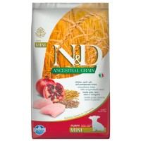 N&D Ancestral Grain Düşük Tahıllı Tavuklu ve Narlı 2,5 Kg Küçük Irk Yavru Köpek Maması