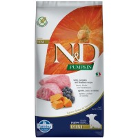 N&D Pumpkin Tahılsız Kuzulu, Balkabaklı ve Yaban Mersinli 7 Kg Küçük Irk Yavru Köpek Maması