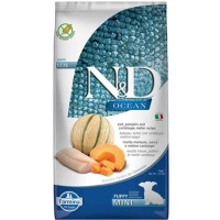 N&D Ocean Tahılsız Morina Balıklı, Balkabaklı ve Kavunlu 7 Kg Küçük Irk Yavru Köpek Maması