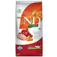 N&D Pumpkin Tahılsız Bıldırcınlı, Balkabaklı ve Narlı 5 Kg Kısırlaştırılmış Yetişkin Kedi Maması
