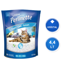 Perlinette Yetişkin ve Hassas Kediler İçin 4,4 LT / 1,8 KG Silika Kristal Kedi Kumu