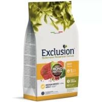 Exclusion Mediterraneo Monoprotein Noble Grain 12 Kg Düşük Tahıllı Sığır Etli Orta Irk Yetişkin Köpek Maması
