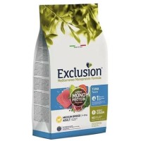 Exclusion Mediterraneo Monoprotein Noble Grain 12 Kg Düşük Tahıllı Ton Balıklı Orta Irk Yetişkin Köpek Maması