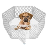 Keypet Köpek Çiti Plastik 6 panel 90x60