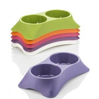 Kyane Lux Kedi Mama - Su Kabı 26x15cm (Karışık Renklerde)