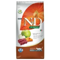 N&D Pumpkin Tahılsız Geyik Etli, Balkabaklı ve Elmalı 5 Kg Yetişkin Kedi Maması