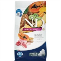 N&D Tropical Selection Kuzulu, Kavuzlu Buğdaylı, Yulaflı ve Tropikal Meyveli 2 Kg Orta ve Büyük Irk Yavru Köpek Maması