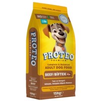 Proteo Biftekli Orta ve Büyük Irk Yetişkin Köpek Maması 15KG