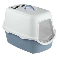 Stefanplast Cathy Filter Mavi Kapalı Kedi Tuvaleti 56x40x40 Cm