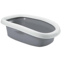 Stefanplast Sprint 10 Beyaz/Gri Kedi Tuvaleti 31x43x14 Cm