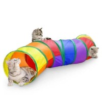 Teng Kıvrımlı Renkli Kedi Oyun Tüneli 130 cm
