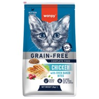 Wanpy Tahılsız Tavuklu 8 Kg Yavru Kedi Maması