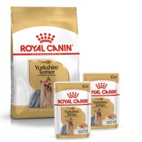 Royal Canin Yorkshire Terrier Yetişkin Köpek Maması 1.5KG + 2 Adet Yorkshire Pouch