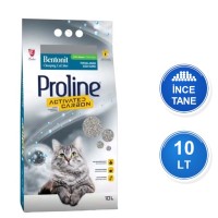Proline Aktif Karbonlu 10 LT İnce Taneli Topaklanan Bentonit Kedi Kumu