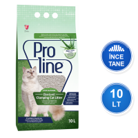 Proline Aloe Vera Kokulu 10 LT İnce Taneli Topaklanan Bentonit Kedi Kumu