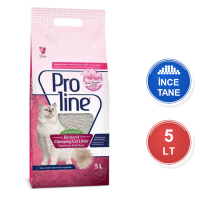Proline Bebek Pudrası Kokulu 5 LT İnce Taneli Topaklanan Bentonit Kedi Kumu