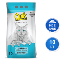 Quik Marsilya Sabunu Kokulu 10 LT İnce Taneli Topaklanan Bentonit Kedi Kumu