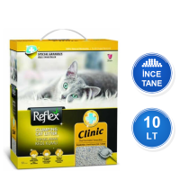 Reflex Klinik Özel Formüllü 10 LT İnce Taneli Topaklanan Bentonit Kedi Kumu