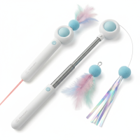 Teng Retractable Cat Wand Uzatmalı Lazerli Kedi Oltası