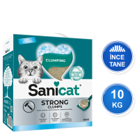 Sanicat Strong Clumps 10 KG İnce Taneli Topaklanan Bentonit Kedi Kumu