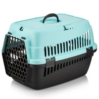 Şenyayla Kedi Köpek Plastik Taşıma Orta Boy Turkuaz
