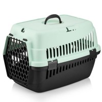 Şenyayla Kedi Köpek Plastik Taşıma Orta Boy  Yeşil